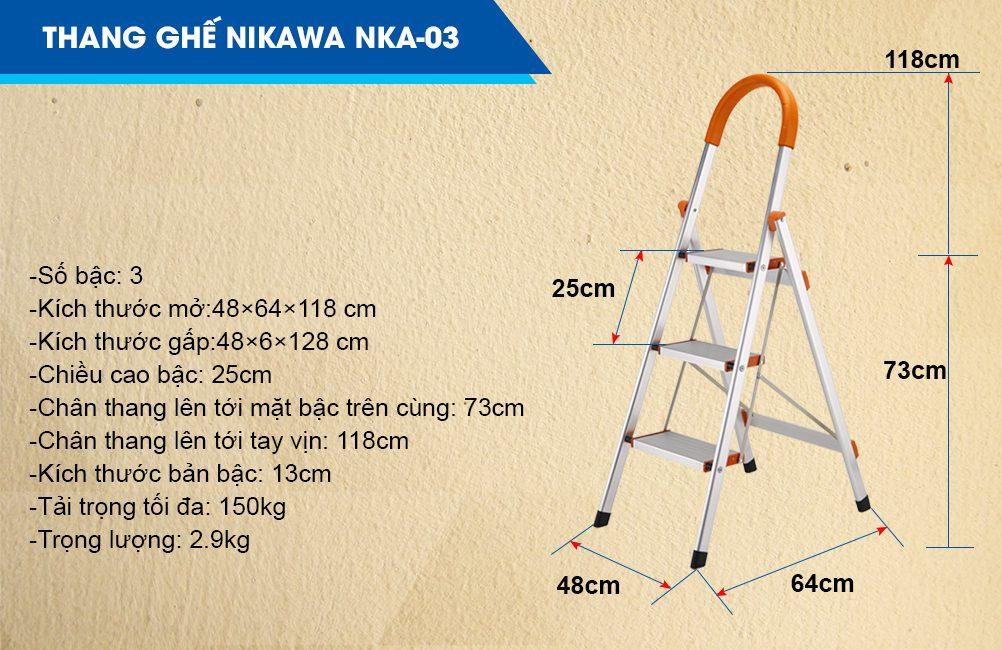 Thang ghế Nikawa NKA-03